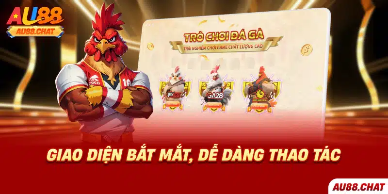 Giao diện bắt mắt, dễ dàng thao tác 